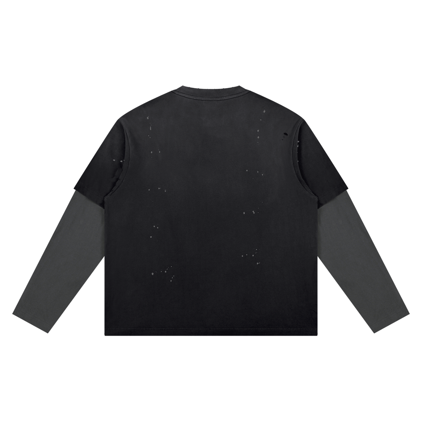 Unisex Vintage Wash Distressed Layer T-Shirt|Mrs.MaryMack