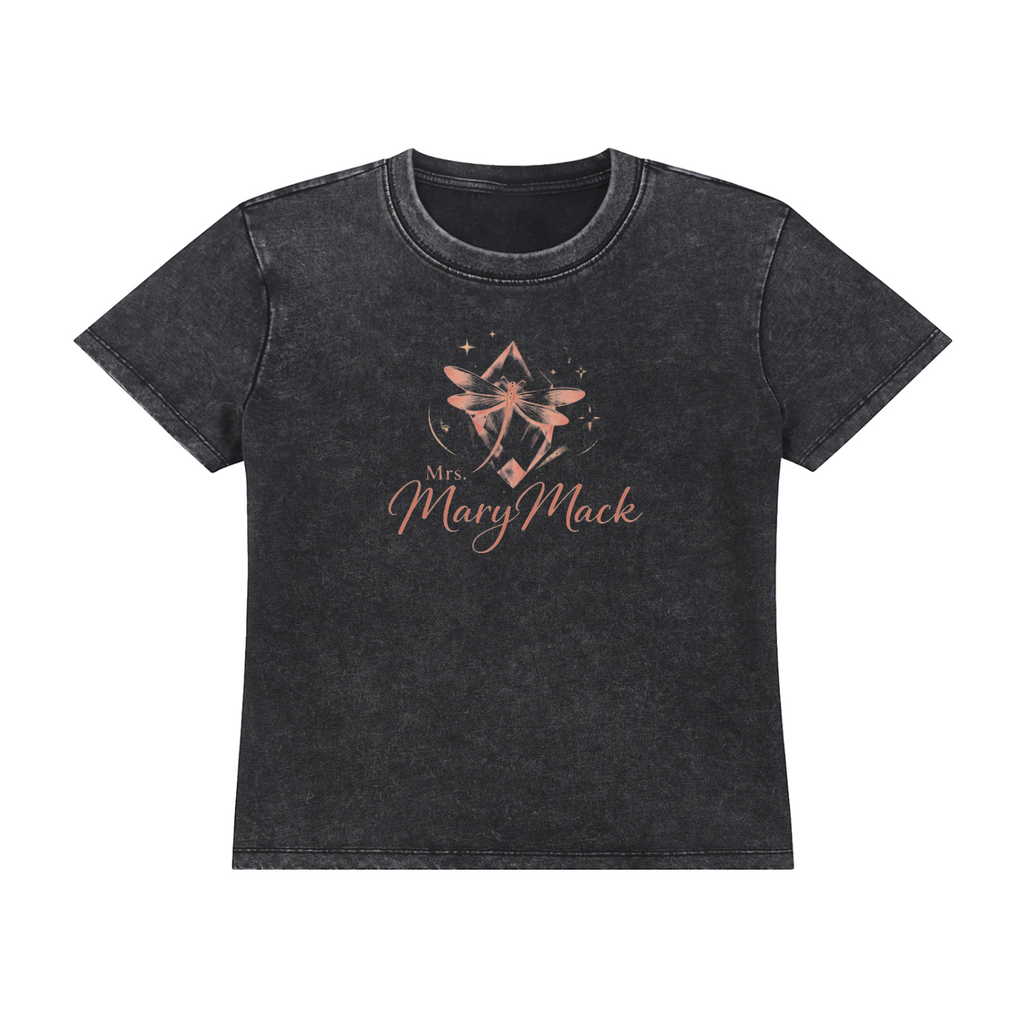 Mrs.MaryMack Vintage Wash Drop Shoulder T-shirt