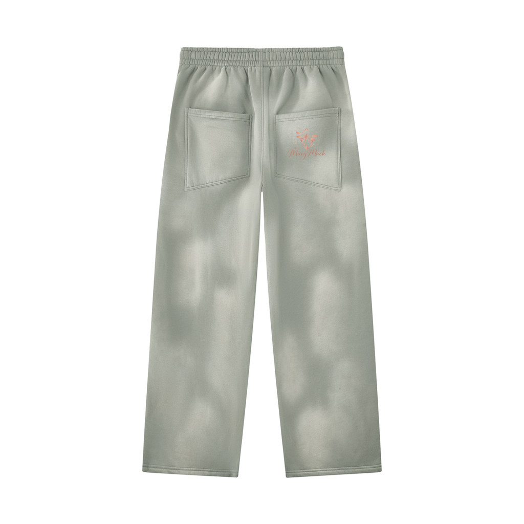 Unisex Sunfade Wide Leg Fleece Sweatpants