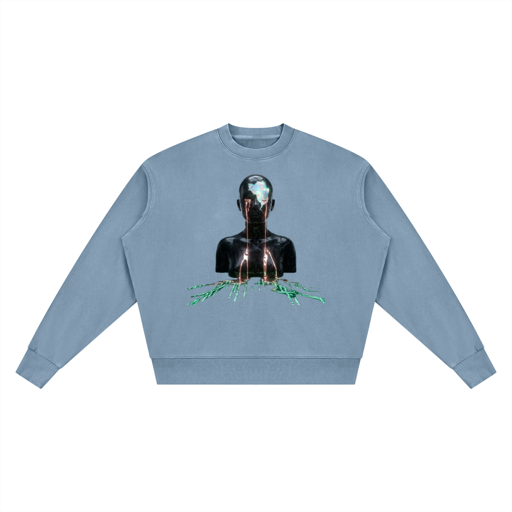 Unisex Vintage Wash Crewneck Sweatshirt|Mrs.MaryMack