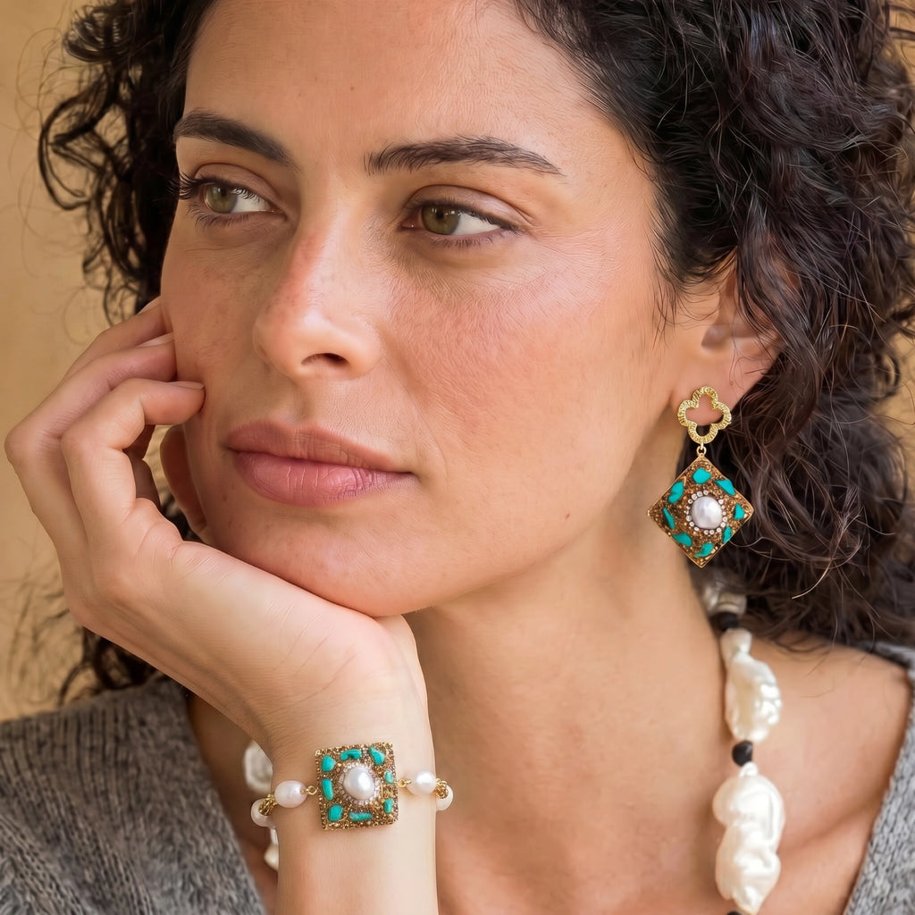 Moroccan Dreams Drop Earrings | Mrs.MaryMack