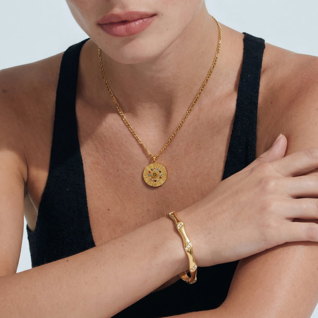 Zodiac Wheel Necklace | Mrs.MaryMack