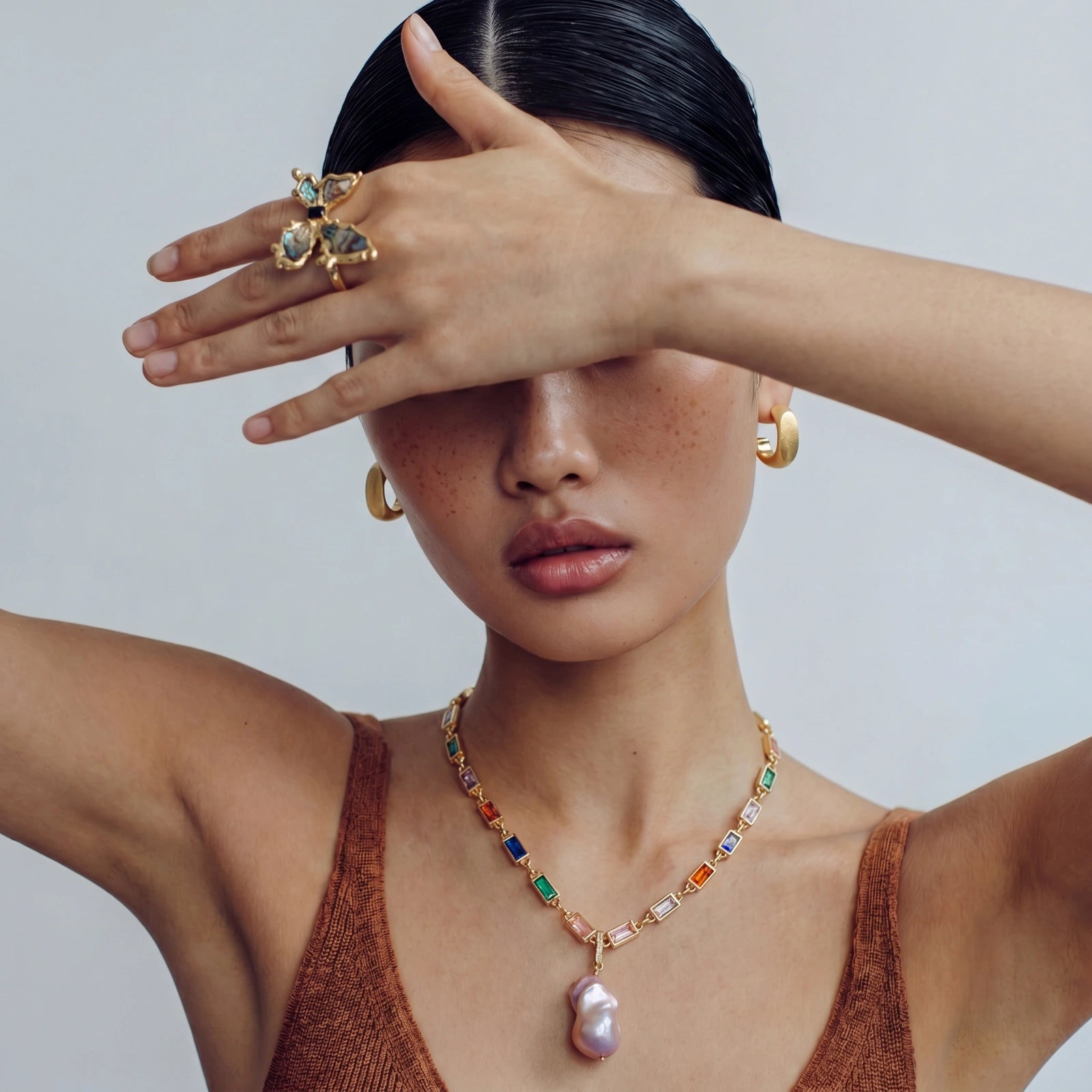 Rainbow Statement Necklace | Mrs.MaryMack