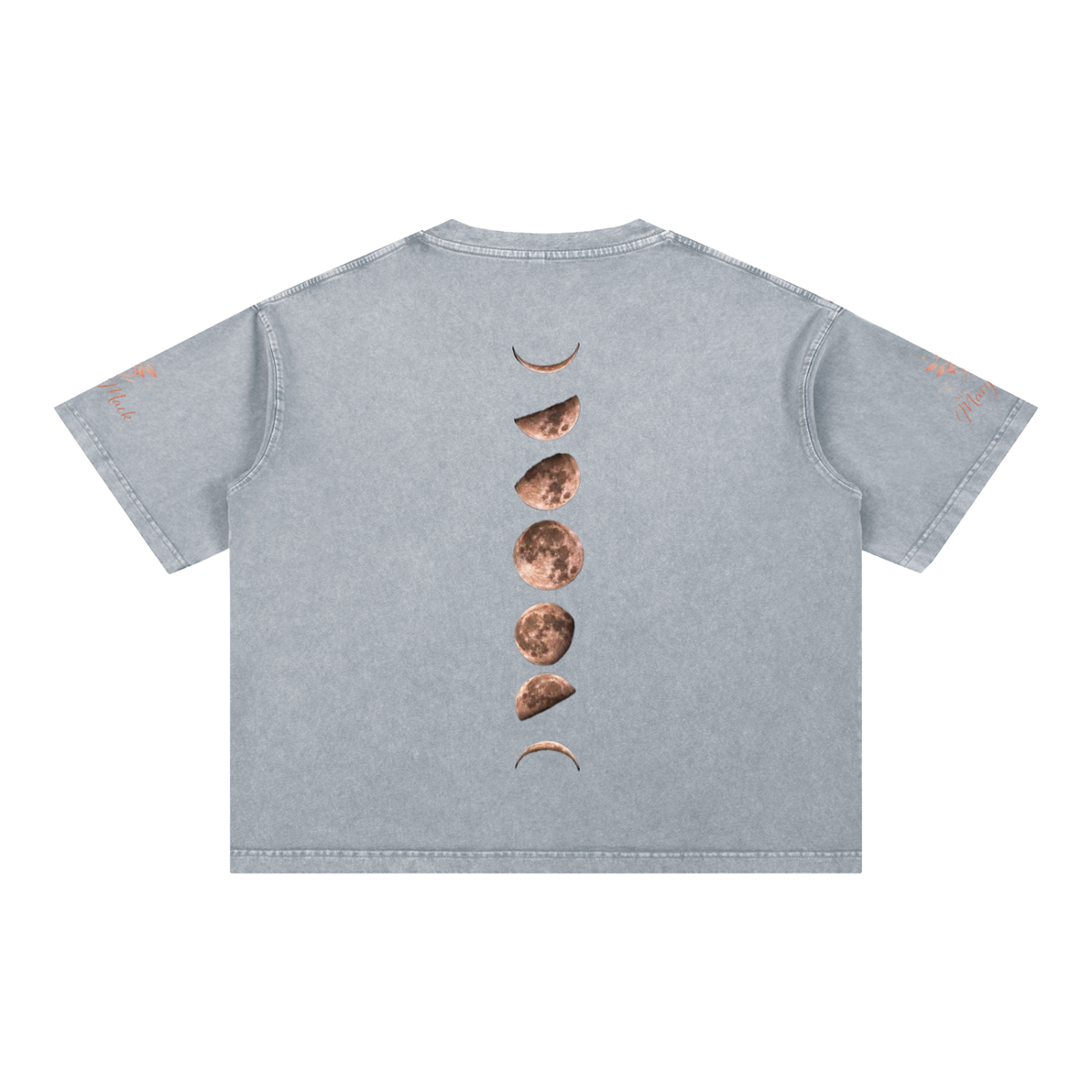 Mineral Wash Boxy Cotton T-Shirt|Mrs.MaryMack