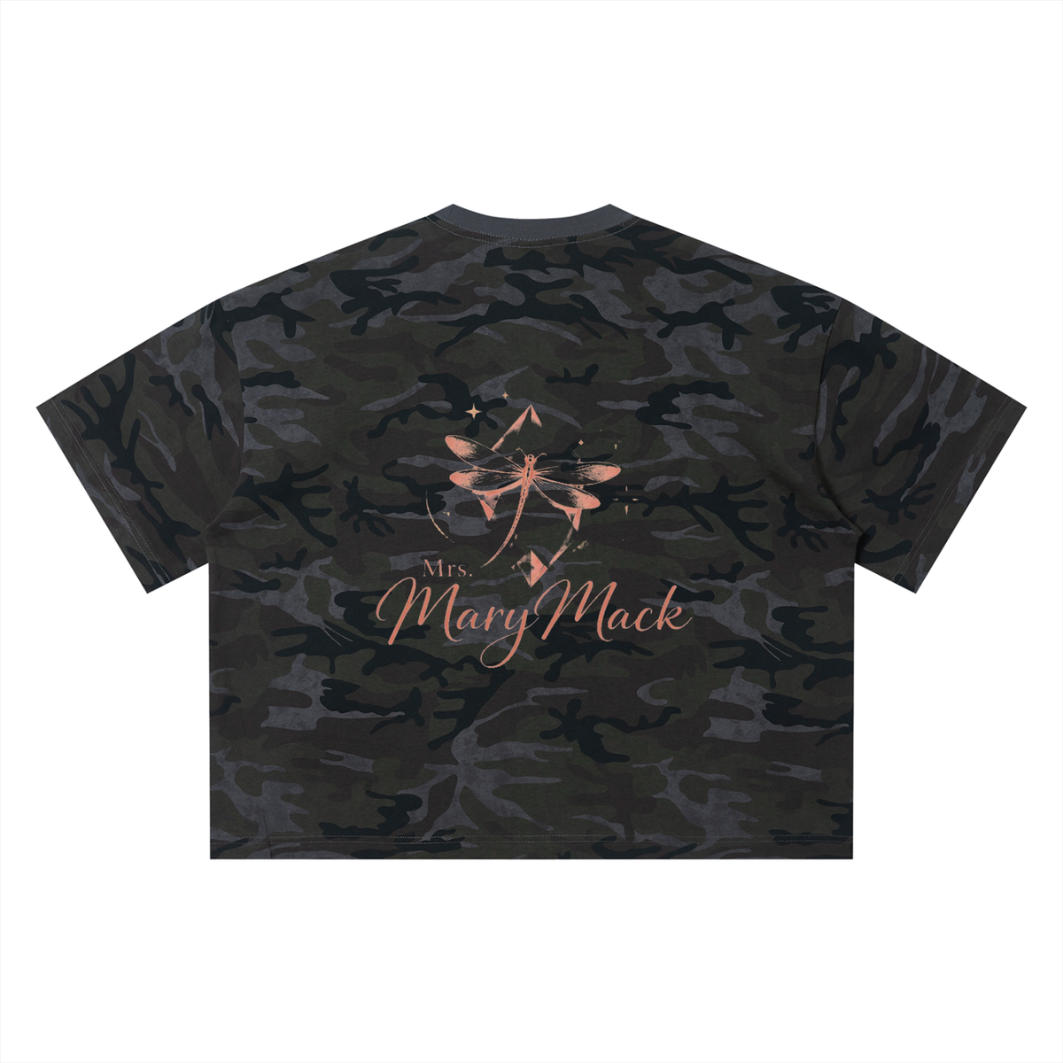 Unisex Camo Boxy T-Shirt|Mrs.MaryMack