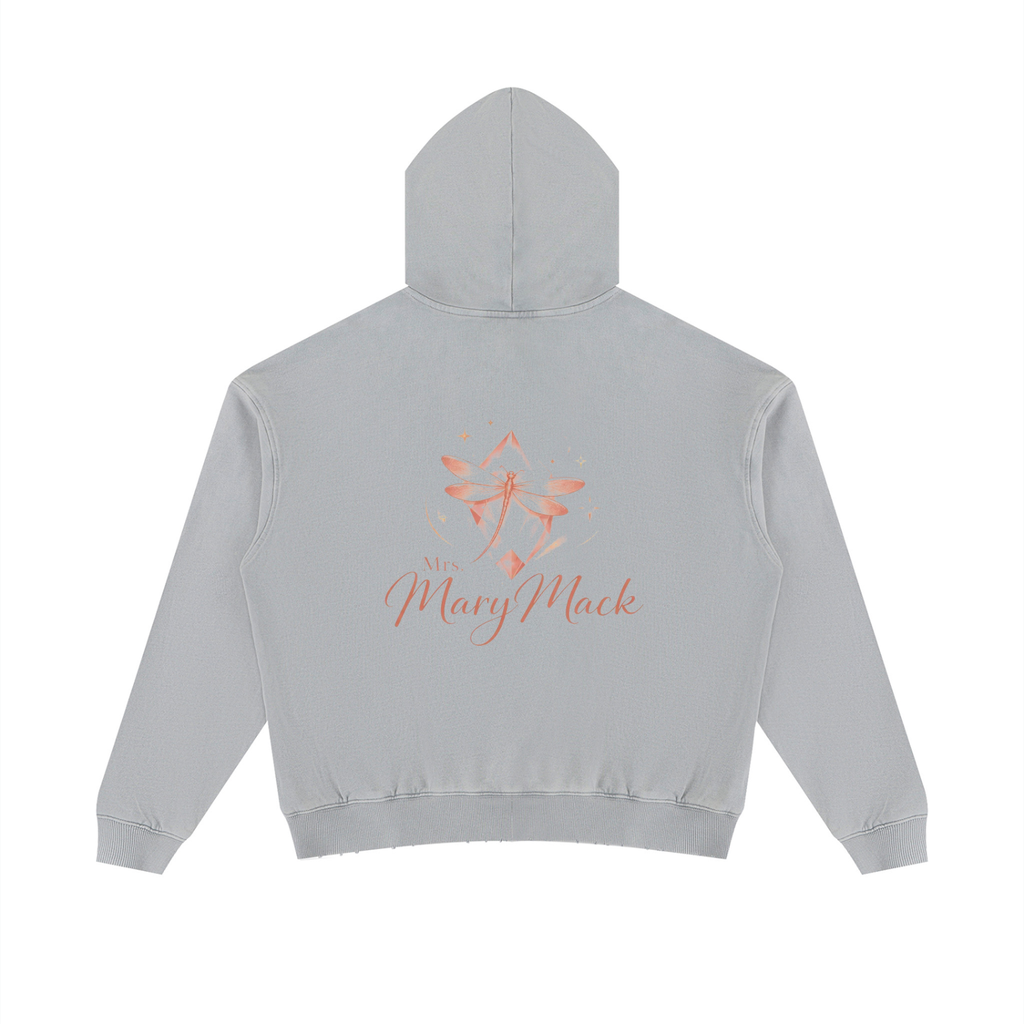 Silicon Babylon Mineral Wash Distressed Hoodie