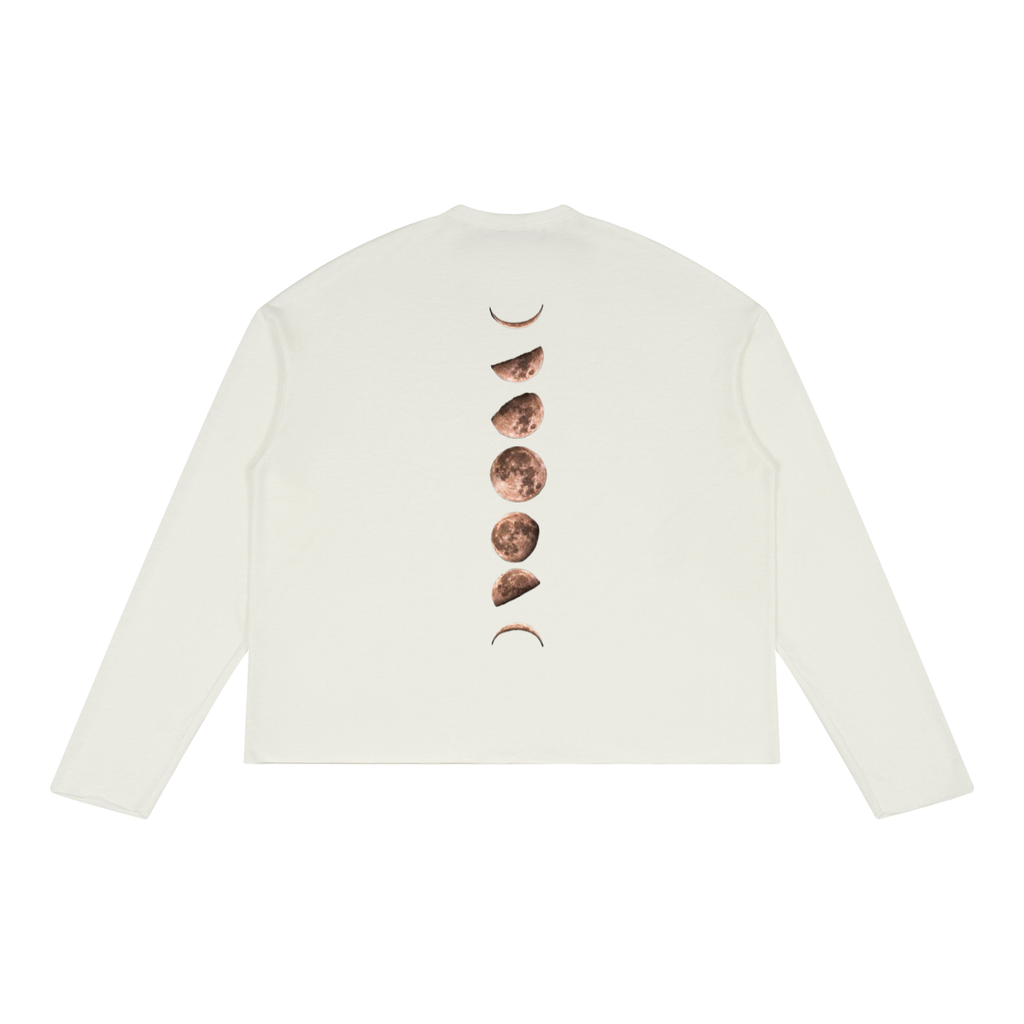 Unisex Raw Edge Long Sleeve T-Shirt|Mrs.MaryMack