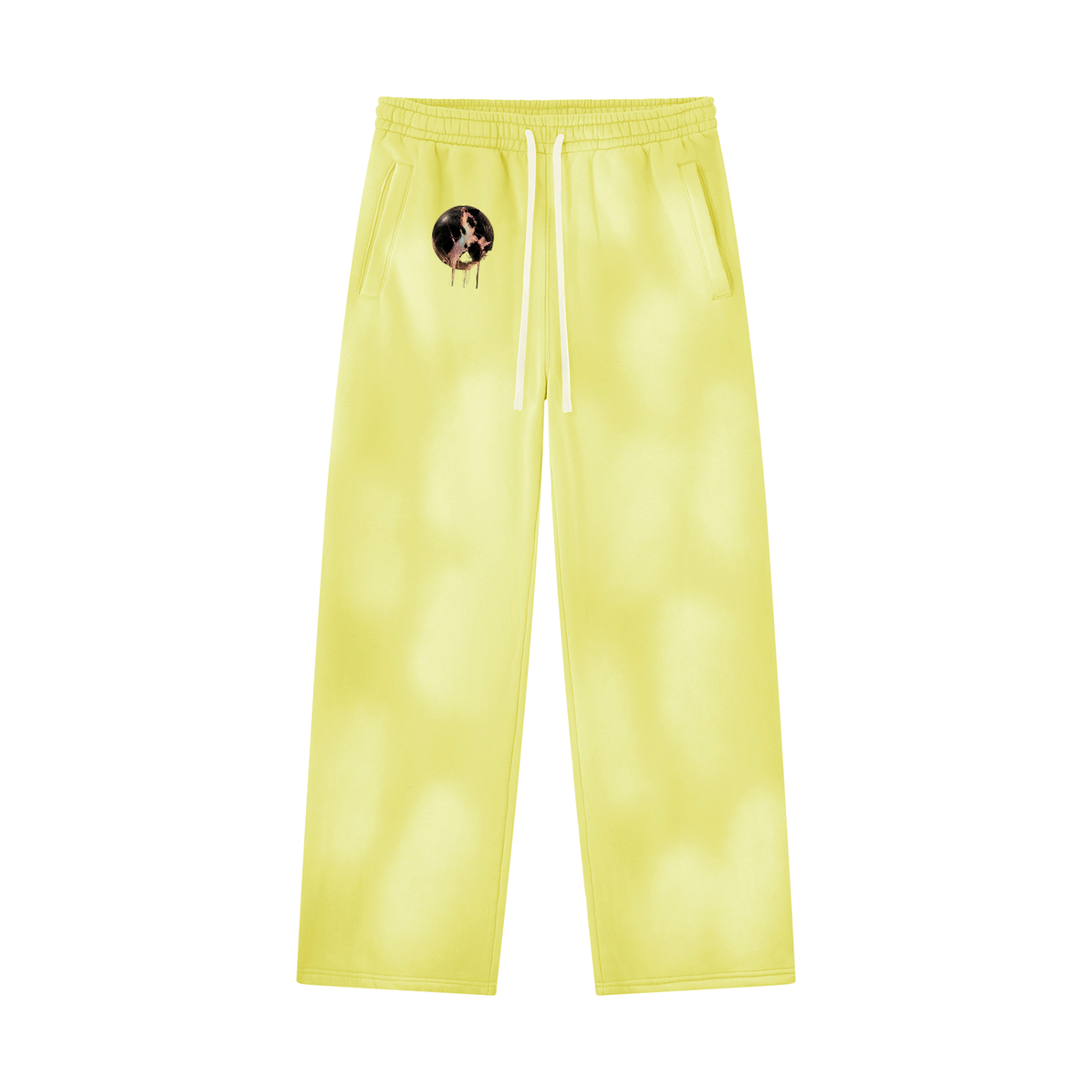 Unisex Sunfade Wide Leg Fleece Sweatpants
