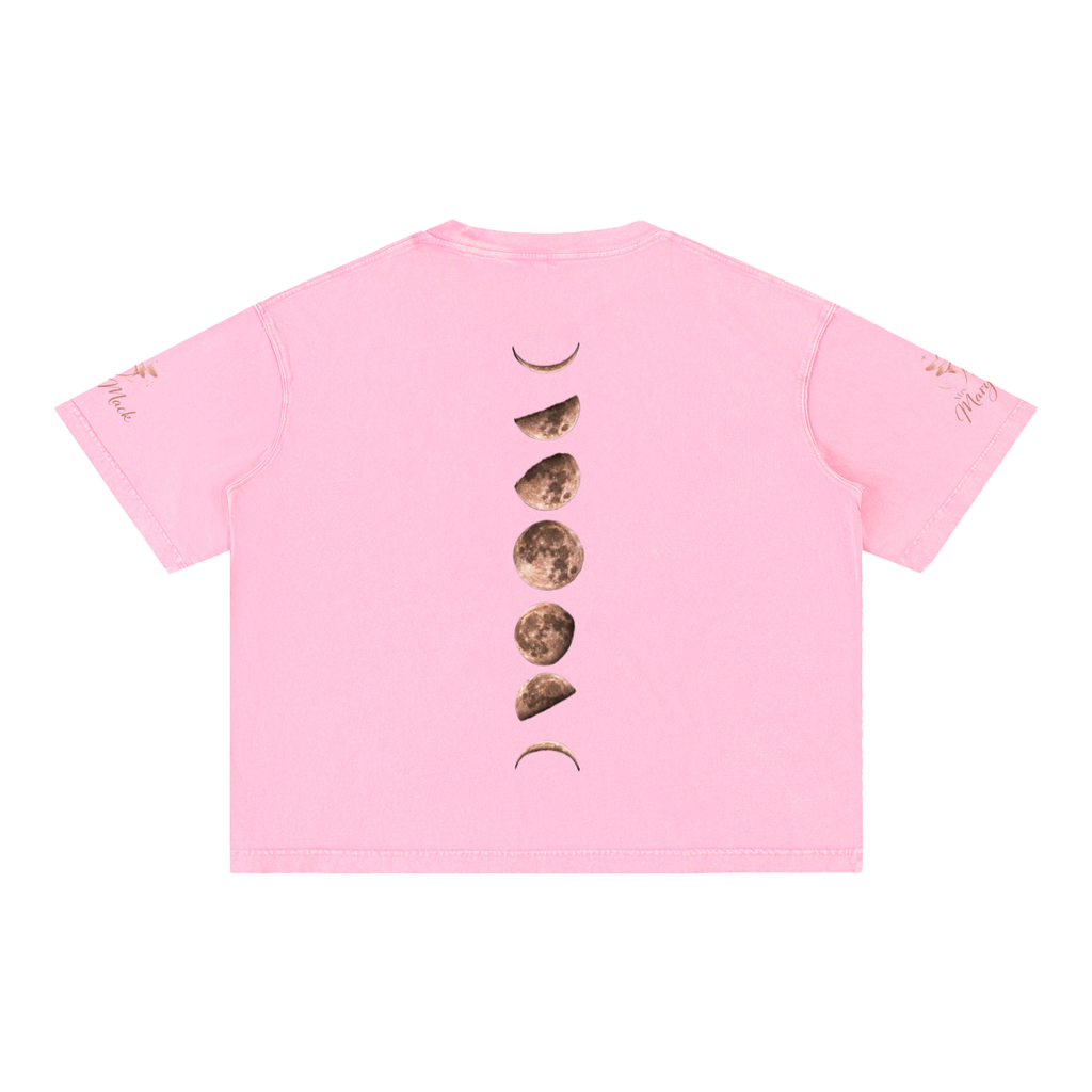 Mineral Wash Boxy Cotton T-Shirt|Mrs.MaryMack