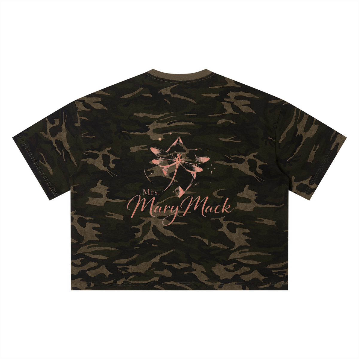 Unisex Camo Boxy T-Shirt|Mrs.MaryMack