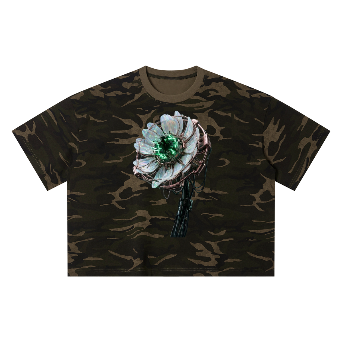 Unisex Camo Boxy T-Shirt|Mrs.MaryMack