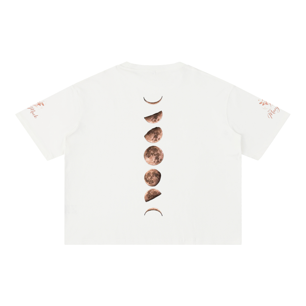 Mineral Wash Boxy Cotton T-Shirt|Mrs.MaryMack