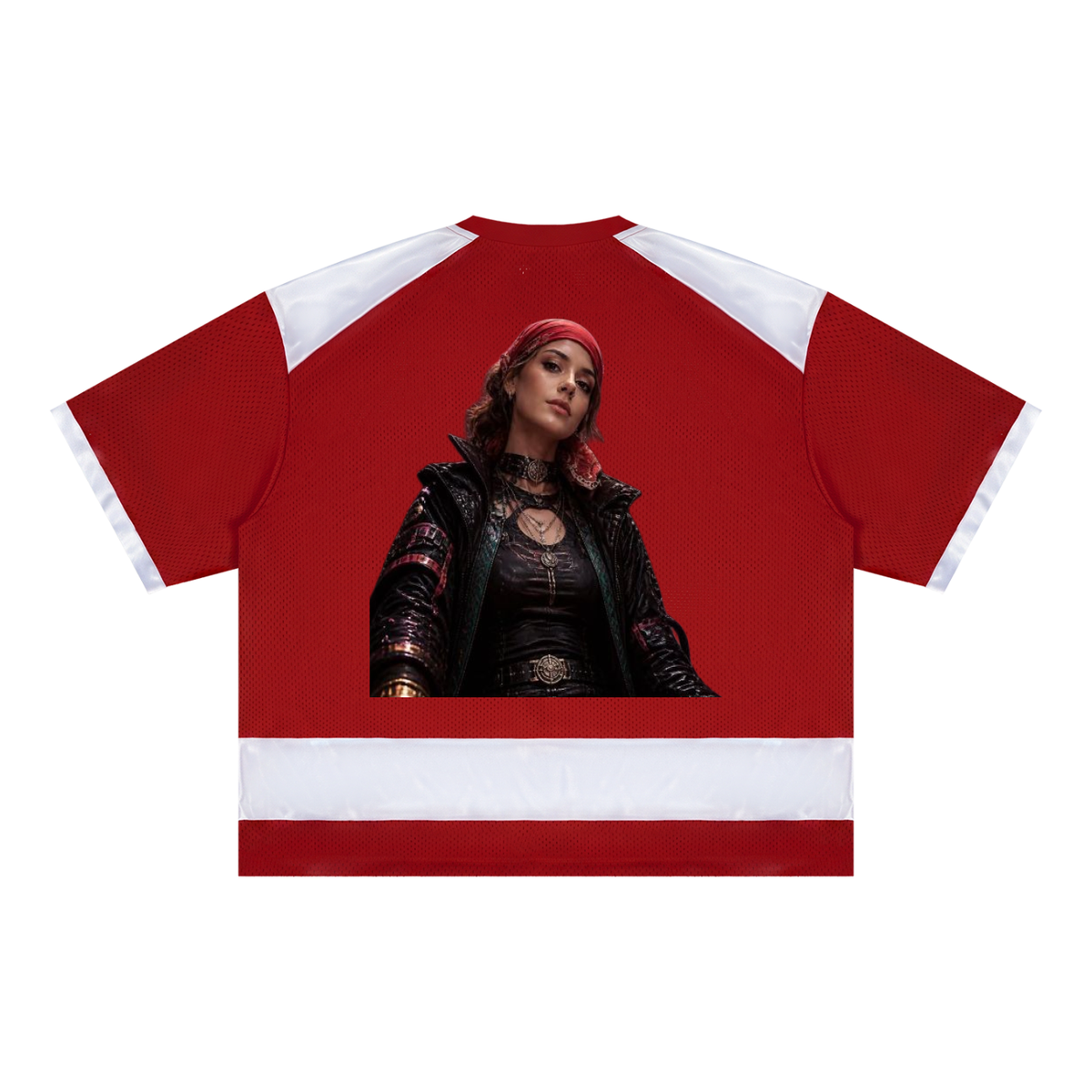 Unisex Raglan Sleeve Mesh Boxy T-Shirt|Mrs.MaryMack