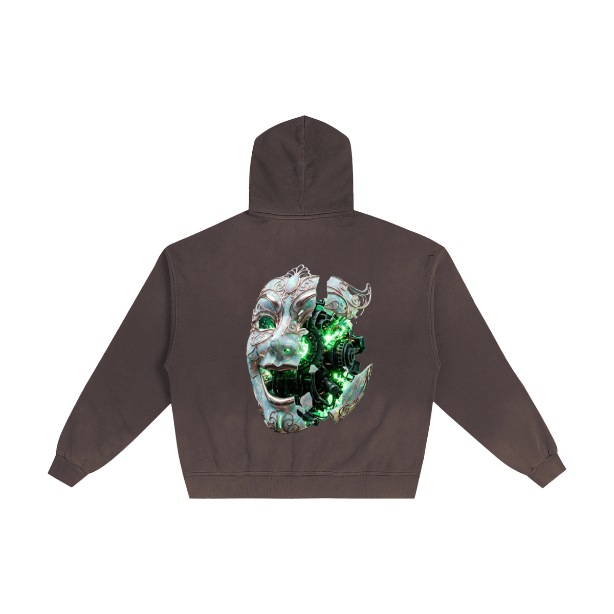 Hand-Frayed Sunfade Zip Hoodie|Mrs.MaryMack