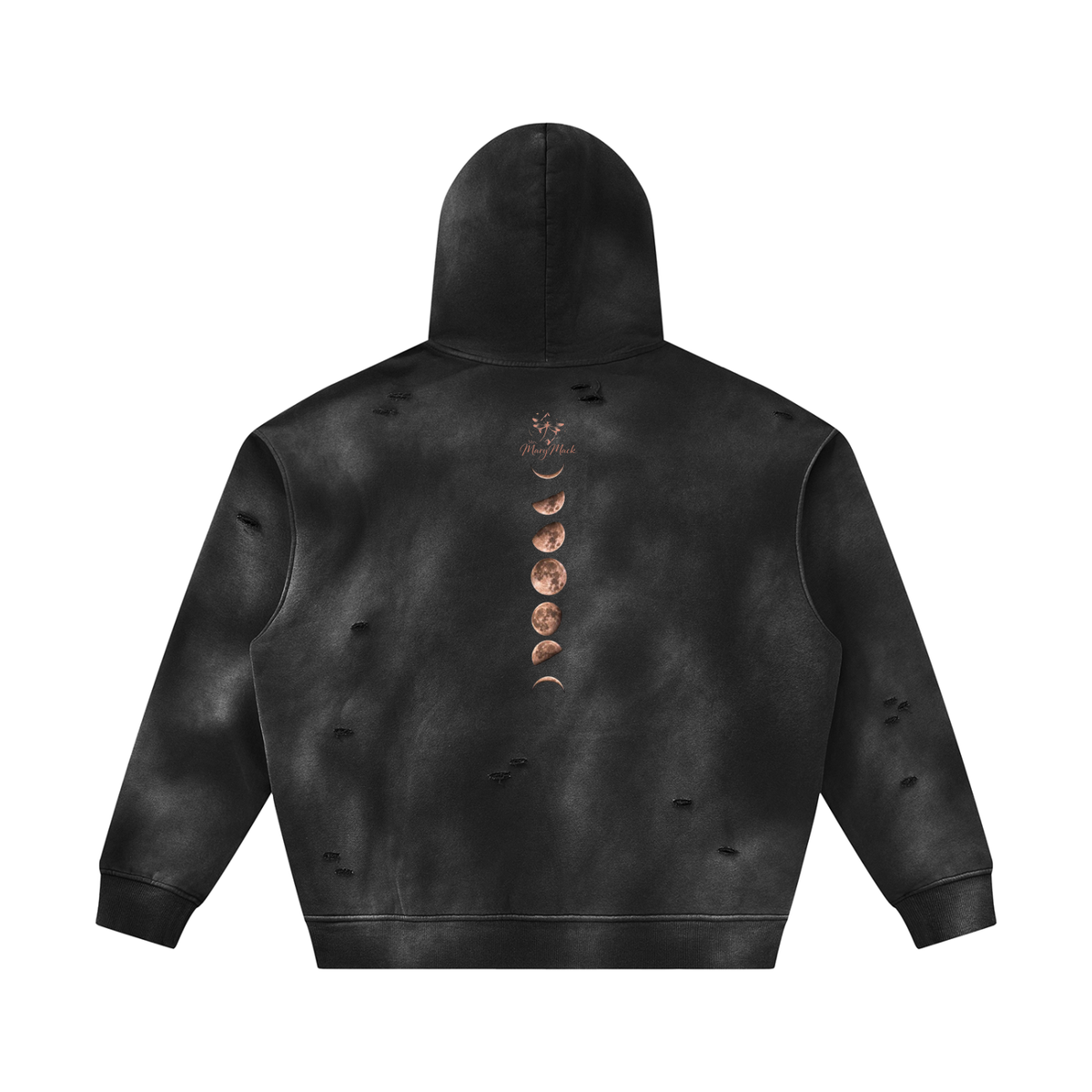 Unisex Sunfade Frayed Fleece Hoodie|Mrs.MaryMack