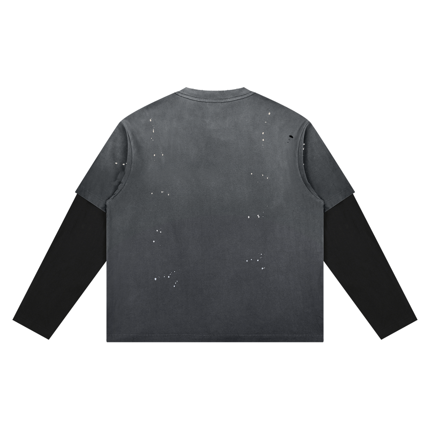 Unisex Vintage Wash Distressed Layer T-Shirt|Mrs.MaryMack