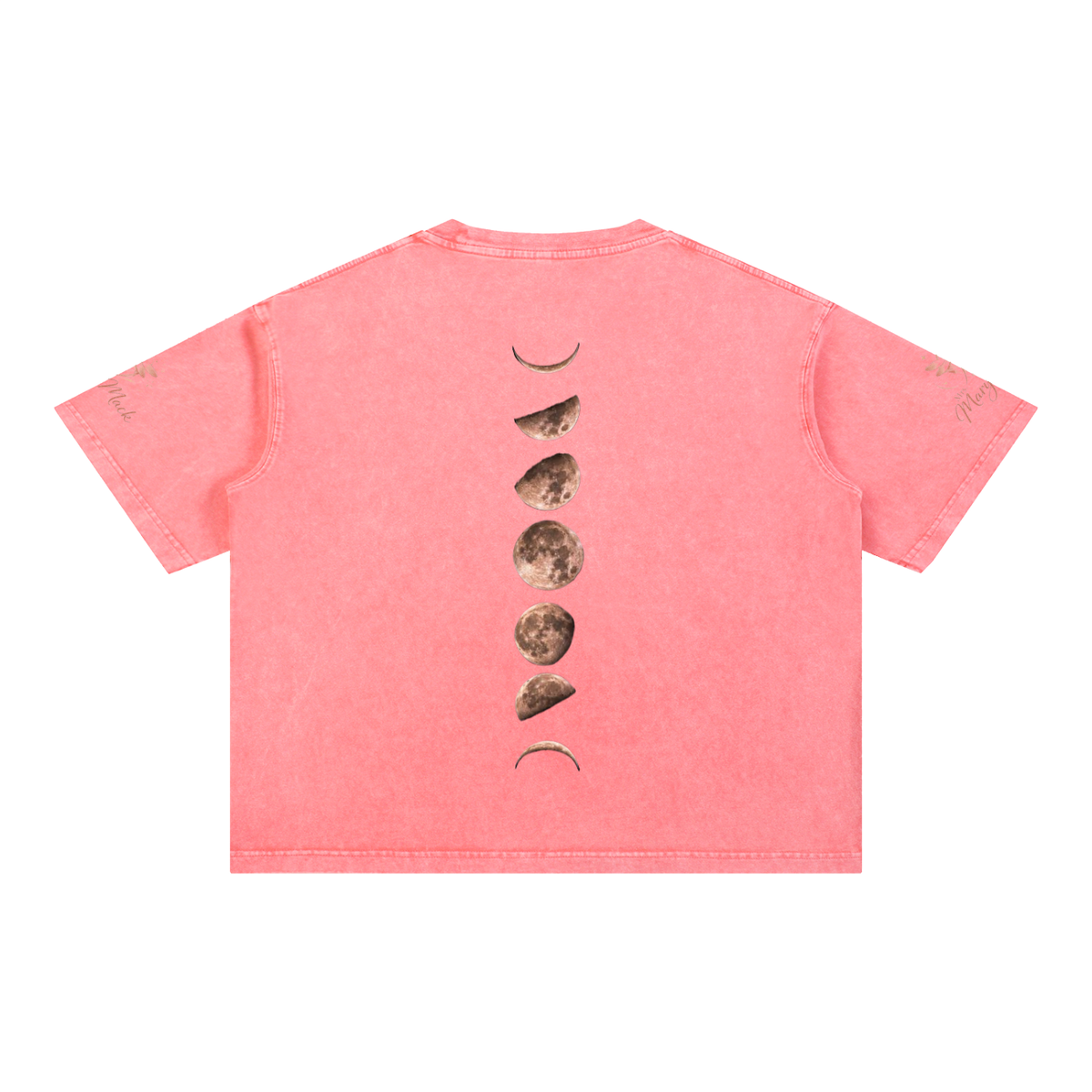 Mineral Wash Boxy Cotton T-Shirt|Mrs.MaryMack