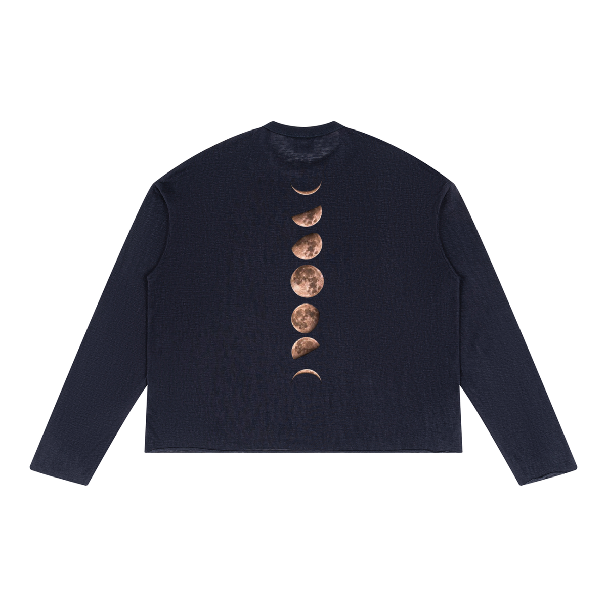 Unisex Raw Edge Long Sleeve T-Shirt|Mrs.MaryMack