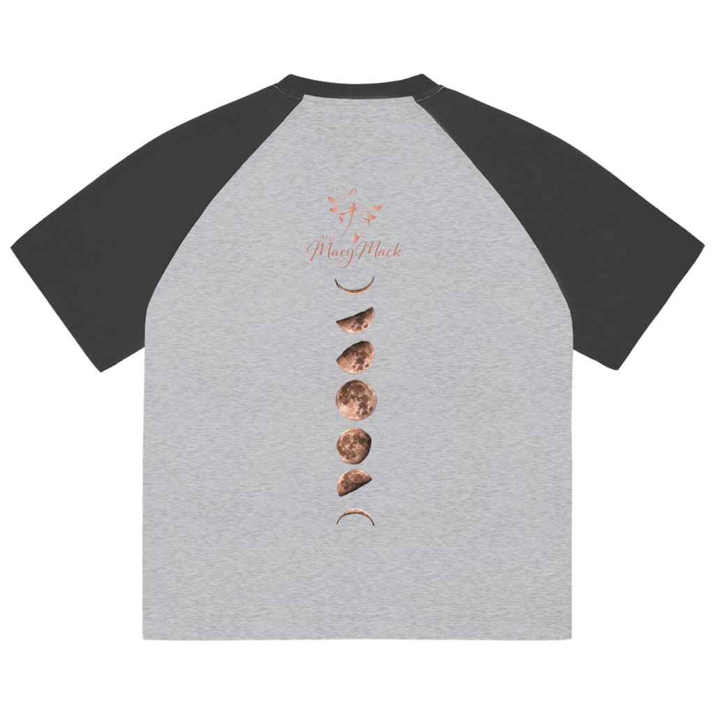 Color-Blocked Raglan Sleeve T-Shirt|Mrs.MaryMack