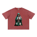 Mineral Wash Boxy Cotton T-Shirt|Mrs.MaryMack