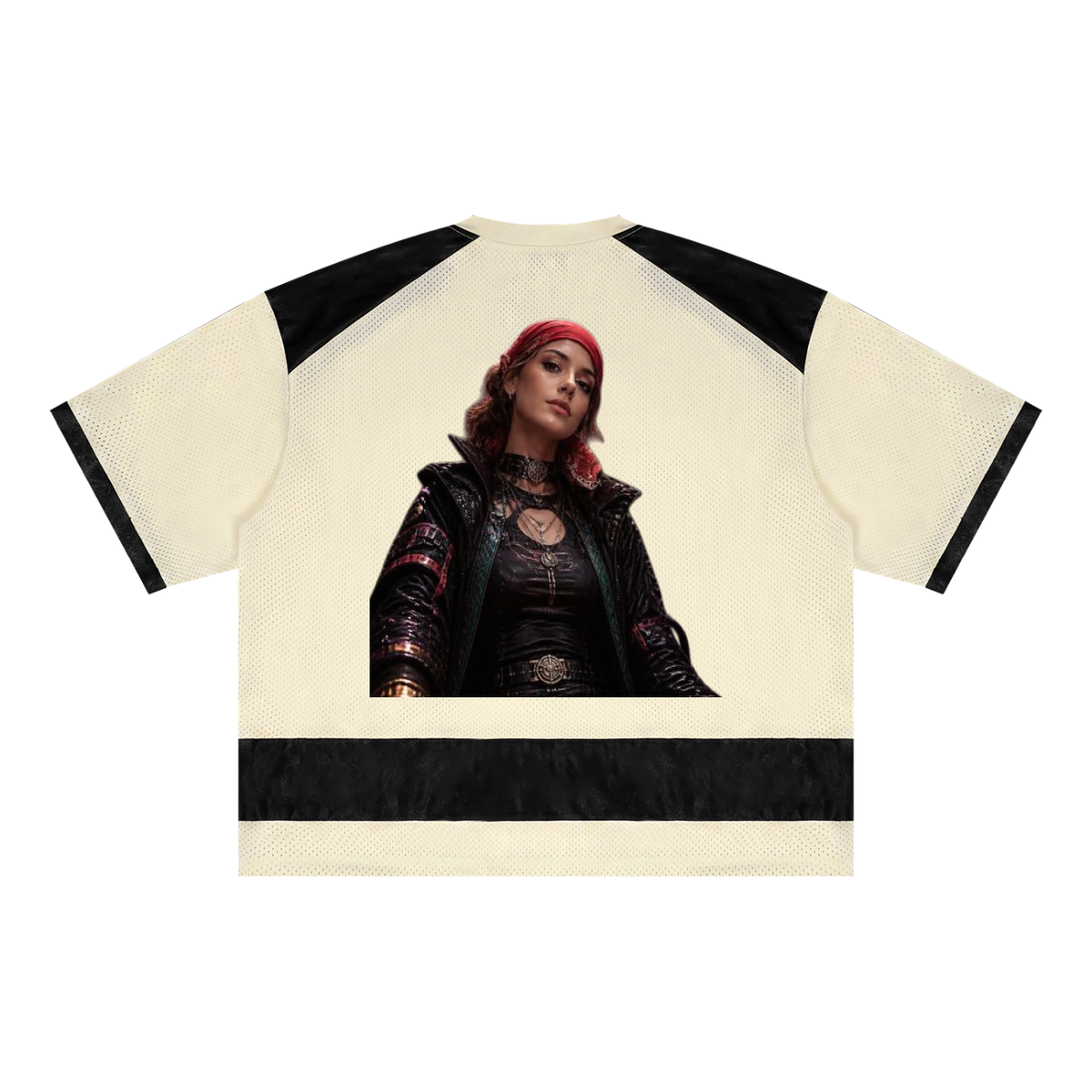 Unisex Raglan Sleeve Mesh Boxy T-Shirt|Mrs.MaryMack