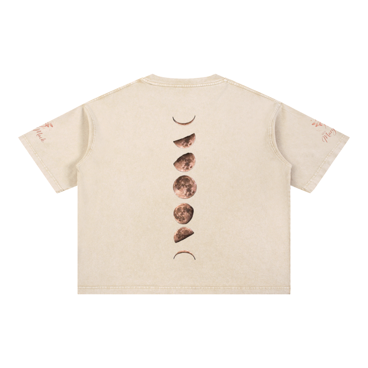 Mineral Wash Boxy Cotton T-Shirt|Mrs.MaryMack