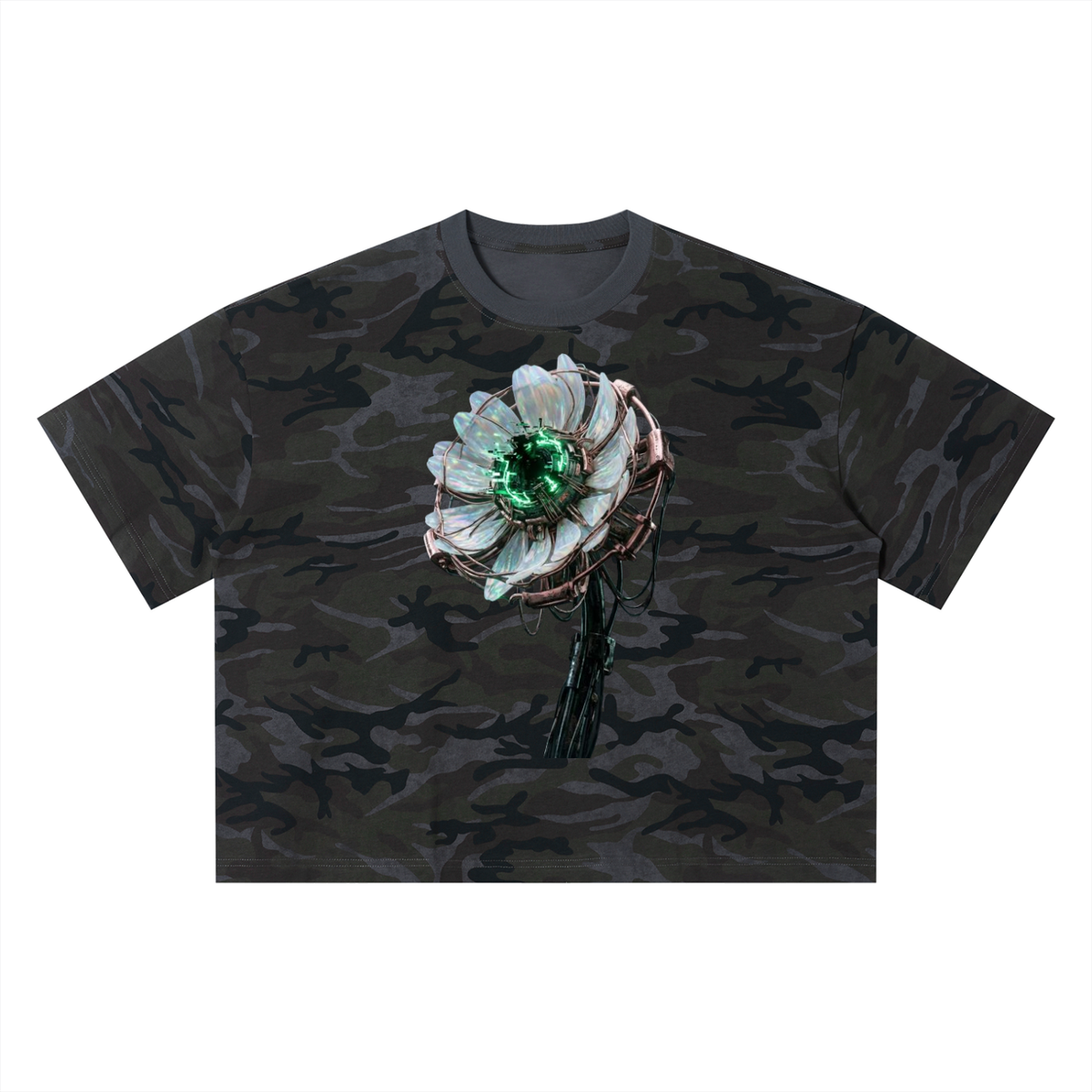 Unisex Camo Boxy T-Shirt|Mrs.MaryMack