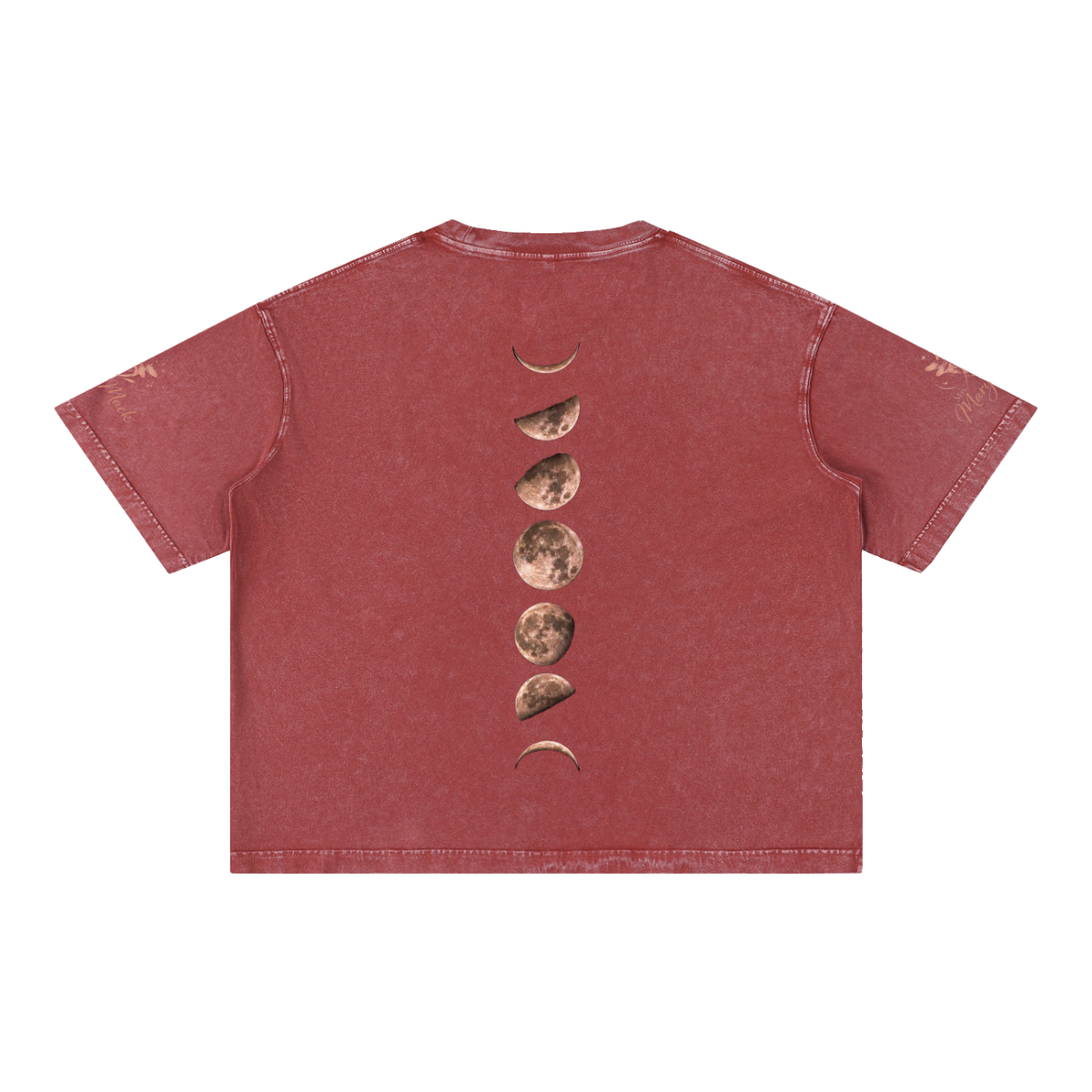 Mineral Wash Boxy Cotton T-Shirt|Mrs.MaryMack