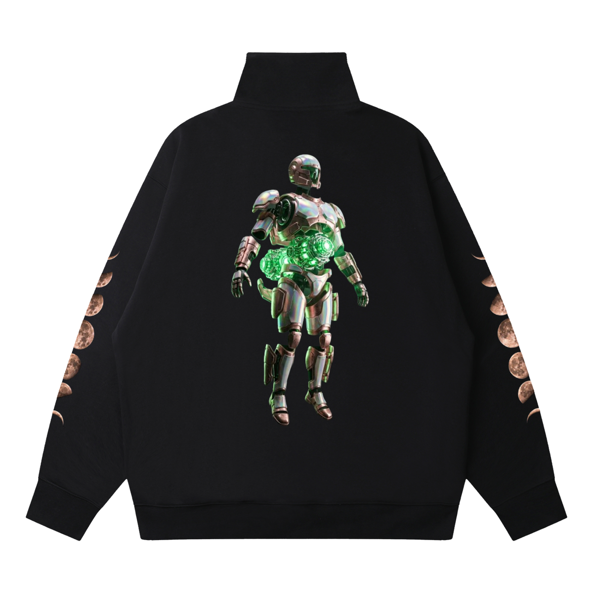 Quarter-Zip Drop Shoulder Sweatshirt|Mrs.MaryMack