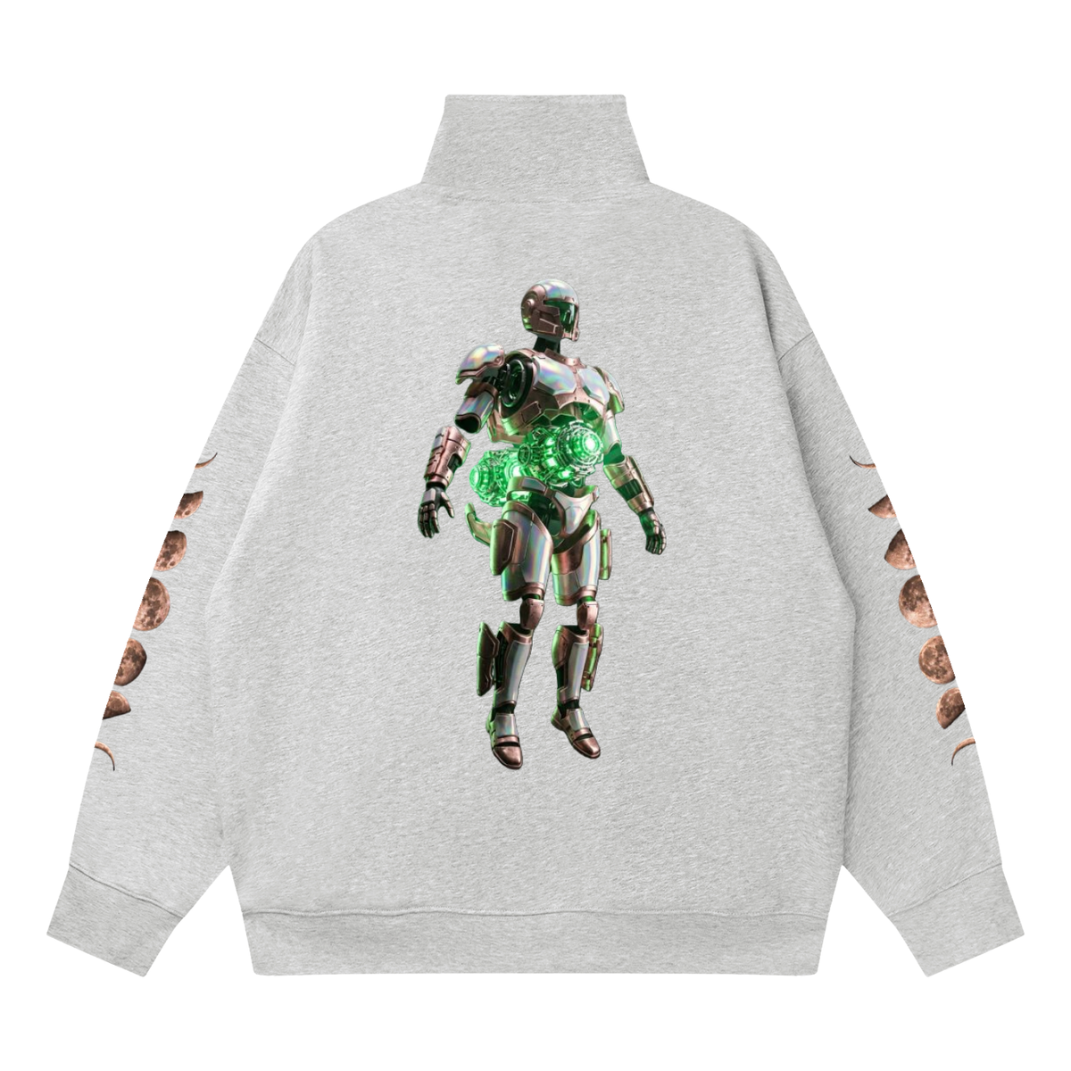 Quarter-Zip Drop Shoulder Sweatshirt|Mrs.MaryMack